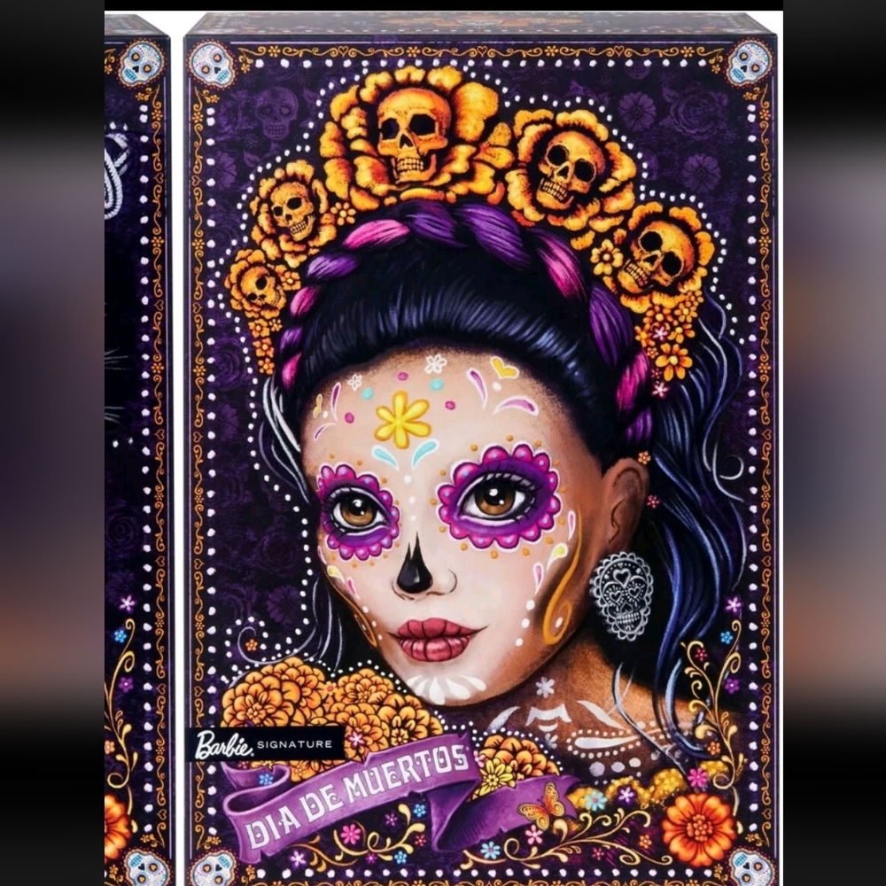 Barbie Dia De Muertos Doll NWT Collectible Day Of The Dead Barbie Doll By Mattel